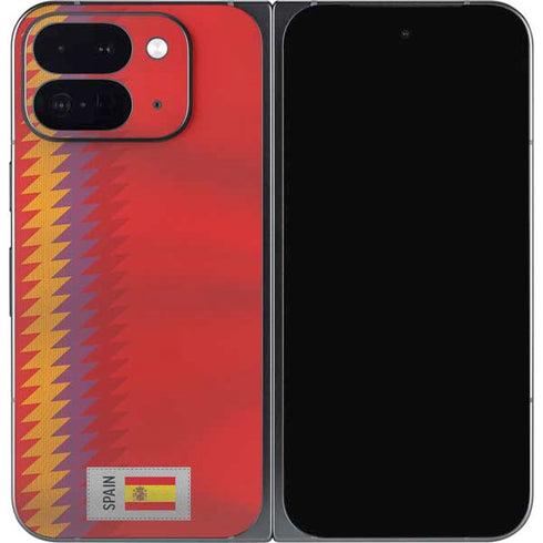 Spain Soccer Flag Google Pixel 9 Pro Fold Skin